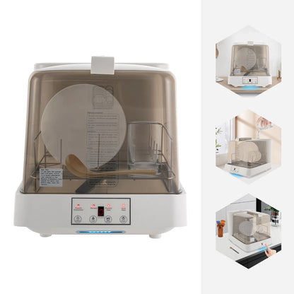 Portable Mini Dishwasher Countertop Dish Washing Machine W/ Washing Programs