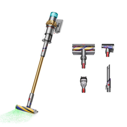Restored Premium Dyson V15 Detect Absolute Vacuum | Iron/Gold (Refurbished)