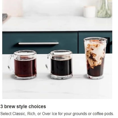 Restored Ninja CFP105 DualBrew Hot & Iced Coffee Maker BlackBundle with 2 YR CPS Enhanced Protection Pack (Refurbished)