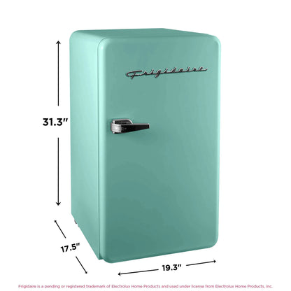 Frigidaire 3.2 Cu. ft. Single Door Retro Compact Refrigerator EFR372, Blue