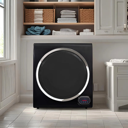Equator Compact Vented Sensor Dryer 3.5cf/13lbs 110V Bottom digital control , Stainless Steel Drum and Sleek Design