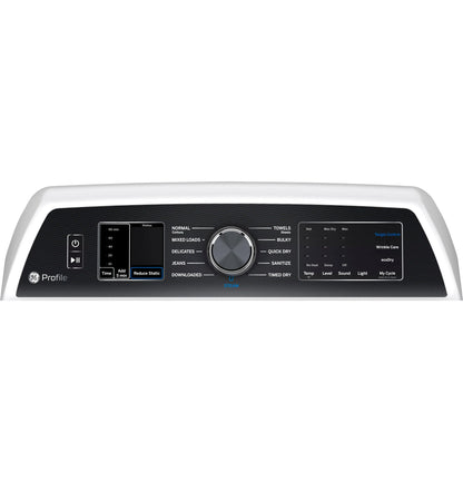 Ge Profile Ptd70eb Ge Profile 27" Wide 7.4 Cu. Ft. Electric Dryer - White on White with