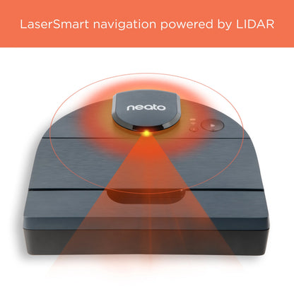 Neato D8 Intelligent Robot Vacuum Wi-Fi Connected with LIDAR Navigation in Indigo