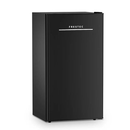 Frestec 3.2 Cu ft One Door Mini Fridge, Estar, Stainless Steel Look, New