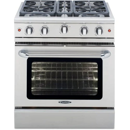 Capital Cooking MCR304-L 30 Inch Wide 4.9 Cu. Ft. Free Standing Liquid Propane R