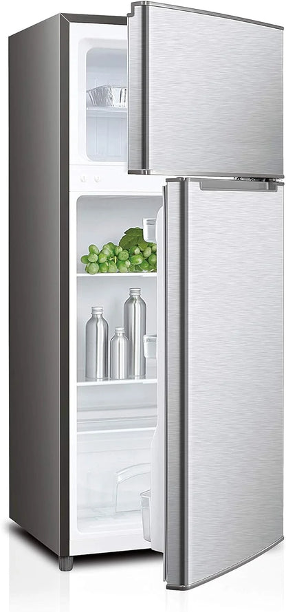 2-Gig RC-2450SLG 4.5 cu. ft. Compact Mini Refrigerator with Top Mount Freezer