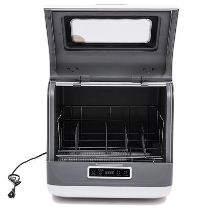 Mini Countertop Dishwasher Apartment Camper Compact Dishwasher 3 Programs 1200W