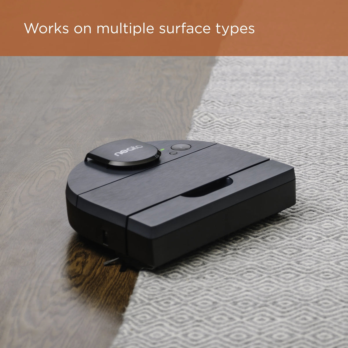 Neato D8 Intelligent Robot Vacuum Wi-Fi Connected with LIDAR Navigation in Indigo