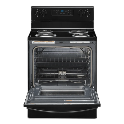 WHIRLPOOL WFC315S0JB 30" freestanding coil electric range