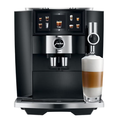 Jura J8 Twin Superautomatic Espresso Machine | 31 Recipes | Diamond Black | 15658