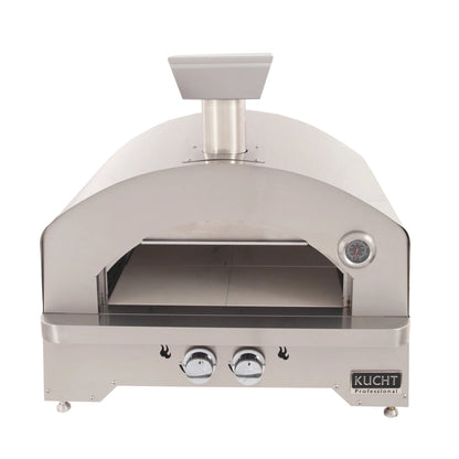 NAPOLI Outdoor Portable Propane Gas Pizza Oven in Stainless Steel