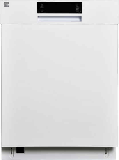 Kenmore 02214592 Built-in 24" Stainless Steel Tub Dishwasher, SmartWash, White, 34"H x 24"W x 25"D