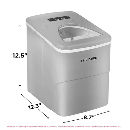 Frigidaire 26lbs. Portable Countertop Ice Maker (Bullet Ice)- Silver