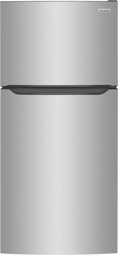 Frigidaire FFTR1835VS 18 Cu. Ft. Garage Ready Top Freezer Refrigerator, Stainless Steel