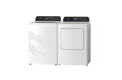 MIDEA 7.0 Cu Ft Sensor Dry Electric Smart Dryer, White