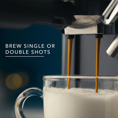 Mr. Coffee One Touch CoffeeHouse+ Espresso, Cappuccino, and Latte Maker, Grey