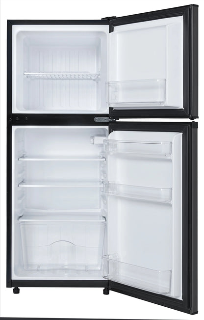 Danby 4.7 cu. ft. 2-door Compact Fridge in Black Stainless Steel Look DCR047A1BBSL