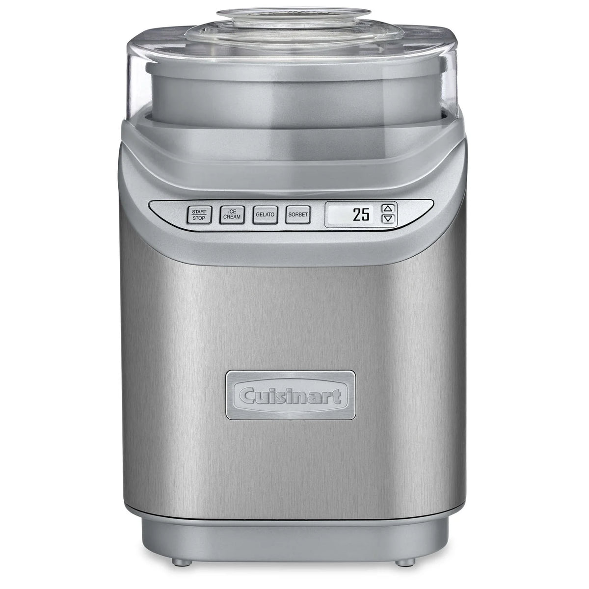 Cuisinart ICE-70 Electronic Ice Cream Maker, Brushed Chrome + Smart Stick Hand Blender