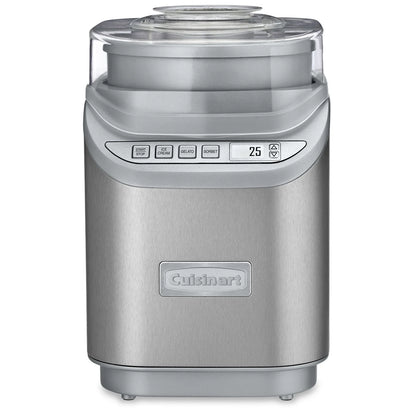 Cuisinart ICE-70 Electronic Ice Cream Maker, Brushed Chrome + Smart Stick Hand Blender