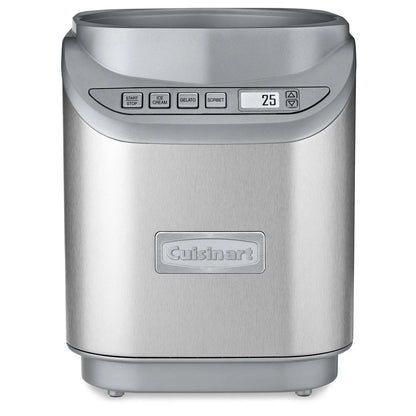 Cuisinart ICE-70 Electronic Ice Cream Maker, Brushed Chrome + Smart Stick Hand Blender