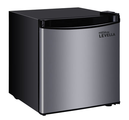 Premium Levella PRF166400XS 1.6 cu ft Mini Fridge in Silver