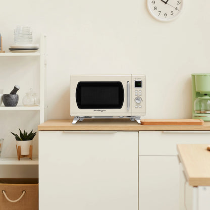 Nostalgia Mid-Century Retro 0.9 Cu. Ft. 900-Watt Microwave Oven, Black