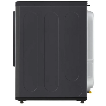 LG 27 Inch Rear Control Gas Dryer with 7.3 cu ft. Ultra Capacity, AI Sensor Dry, Quiet Operation in Black DLG8201L