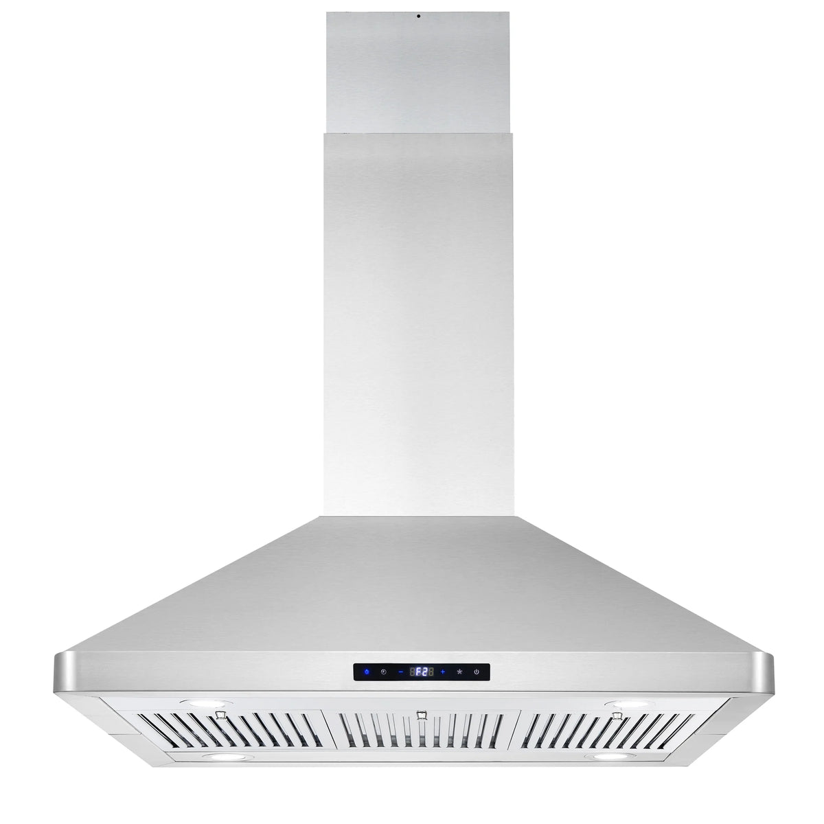 Cosmo 4 Piece Kitchen Appliance Packages with 36" Freestanding 220/240V Dual Fuel Range 36" Island Range Hood 24" Built-in Integrated Dishwasher & French Door Refrigerator Kitchen Appliance Bundles