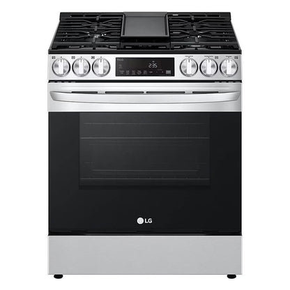 LG LSGL5833F 5.8 Cu. Ft. Stainless Steel Slide-In Gas Range