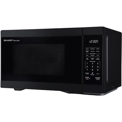 Sharp 1.1-Cu. Ft. Countertop Microwave Oven in Black