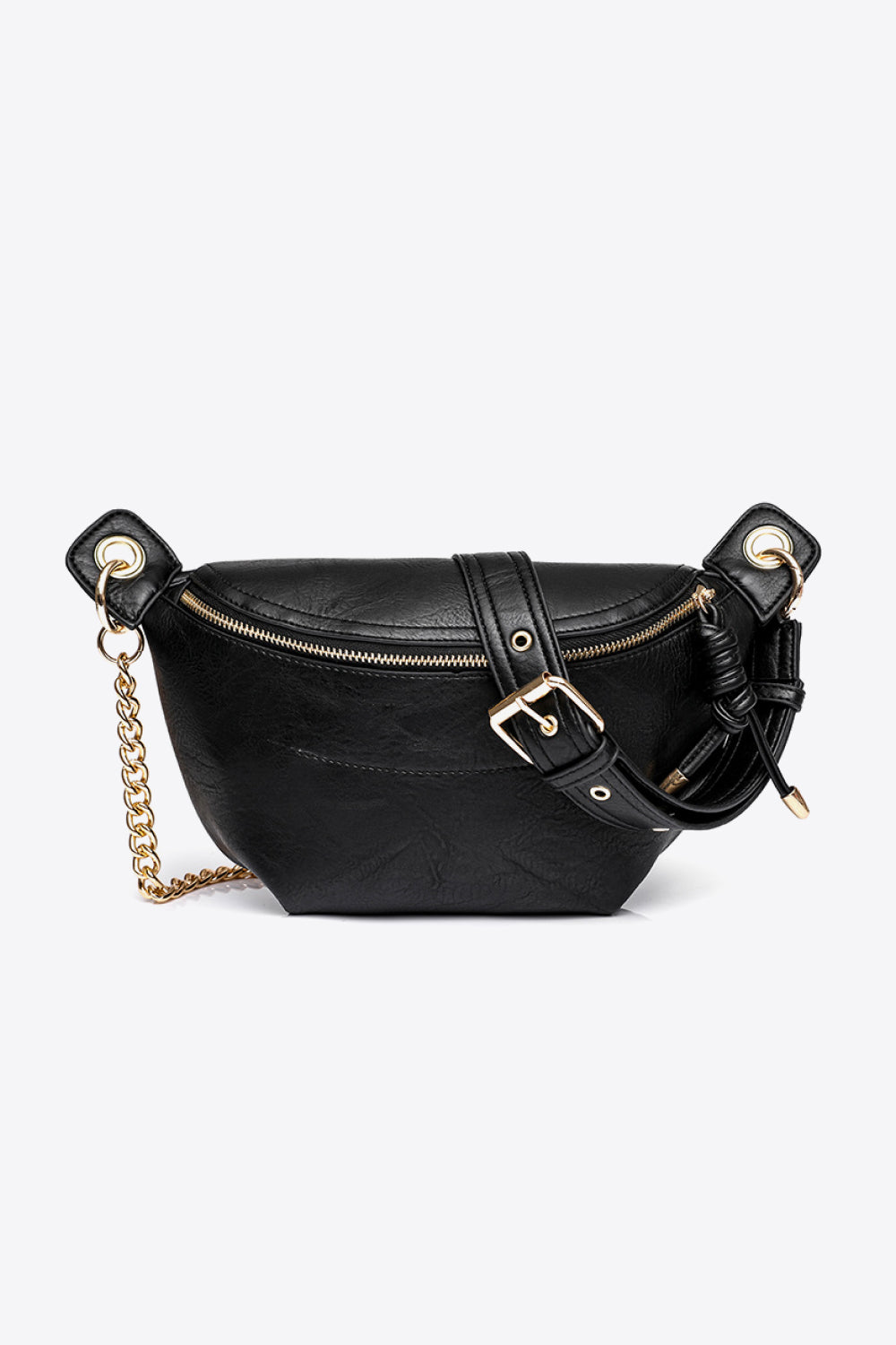 Women's PU leather chain strap crossbody bag