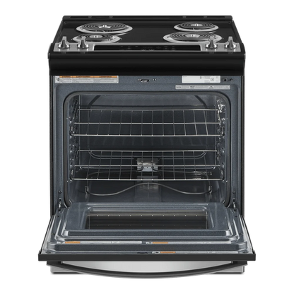 WHIRLPOOL WEC310S0LS slide in electric range