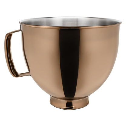 KitchenAid 5 Quart Tilt-Head Metallic Finish Stainless Steel Bowl - KSM5SSB