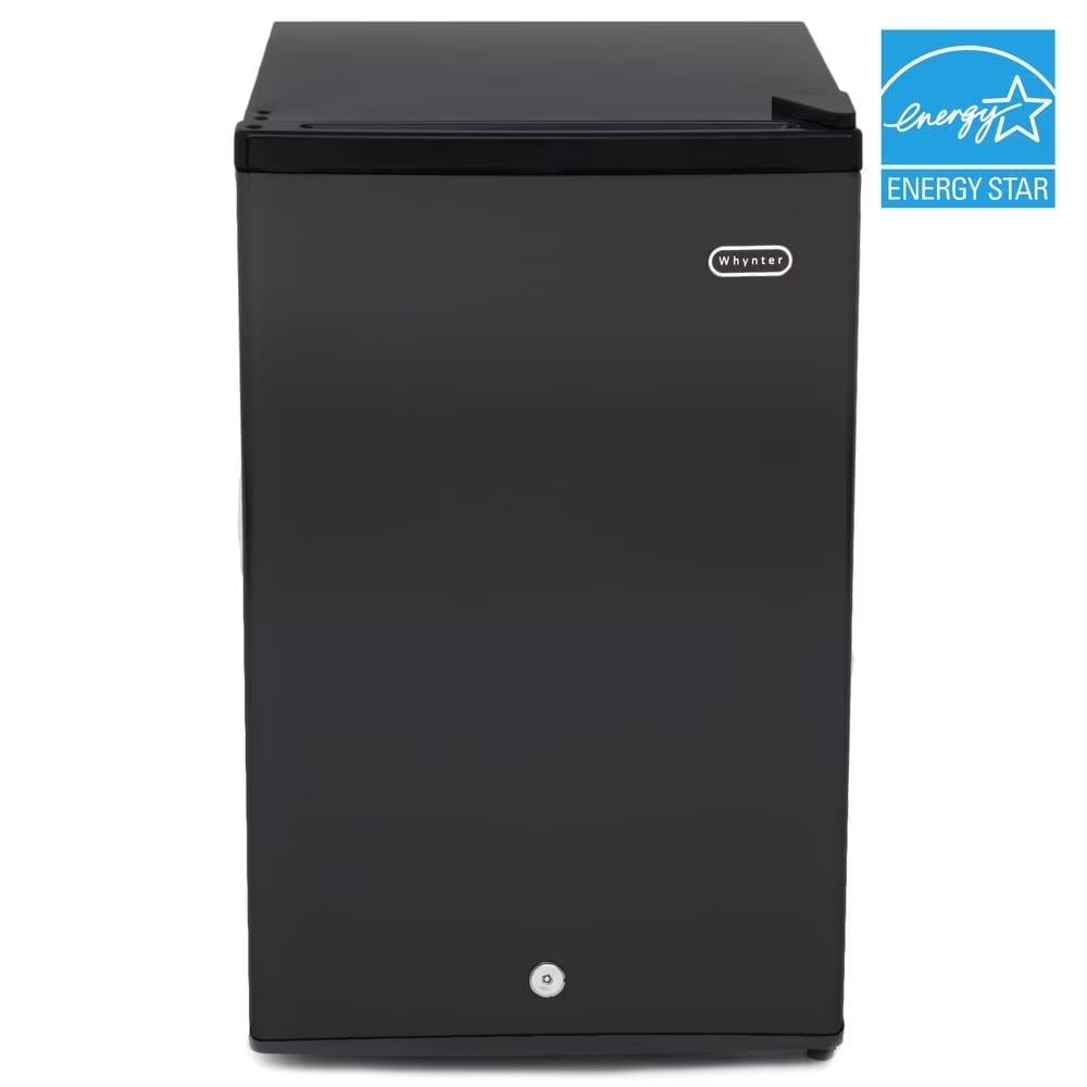 Whynter 3.0 cu ft Energy Star Upright Freezer in Black CUF-301BK