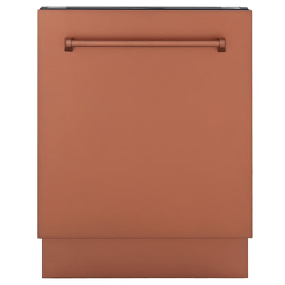 24" Top Control Tall Tub Dishwasher in Red Gloss with Stainless Steel Tub and 3rd Rack (DWV-RG-24)