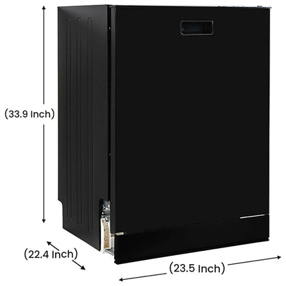 Equator 24 in Dishwasher Top Control 3 Rack 15 place 3.4g QUIET 51 dB 110V EStar