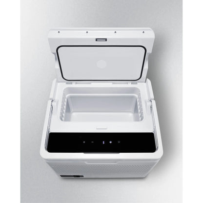 Portable 12V/24V cooler capable of operating at -12C or standard refrigerator temperatures