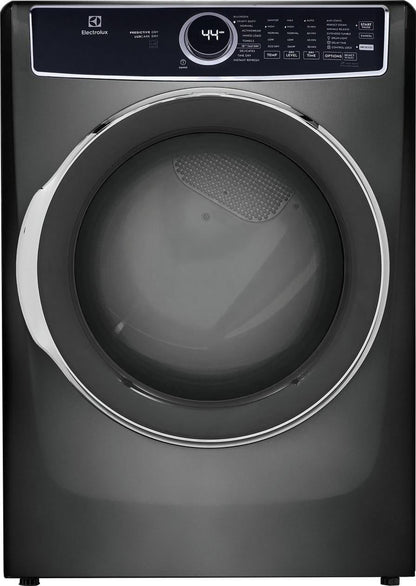 Electrolux ELFE7537AT 8.0 Cu. Ft. Stackable Electric Dryer with Steam and LuxCare Dry System - Titanium