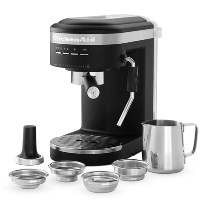 KitchenAid Semi-Automatic Espresso Machine, Black Matte KES6403