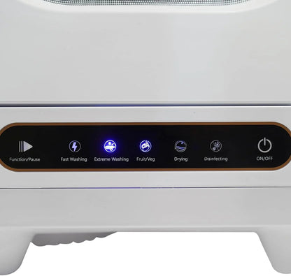 Portable Countertop Dishwasher Compact Dishwasher with 5 Washing Programs,Leak-Proof Dry Dishwasher for Houses,Apartments,Dorms