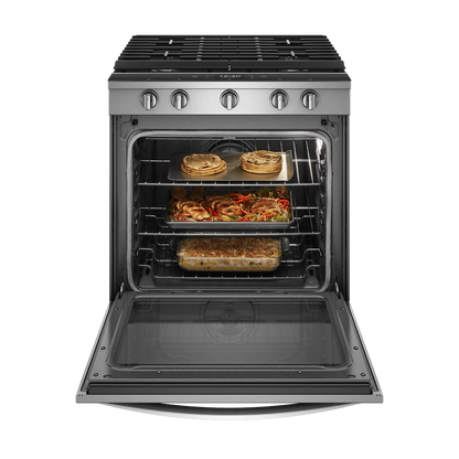 WHIRLPOOL WEG750H0HZ slide in gas range