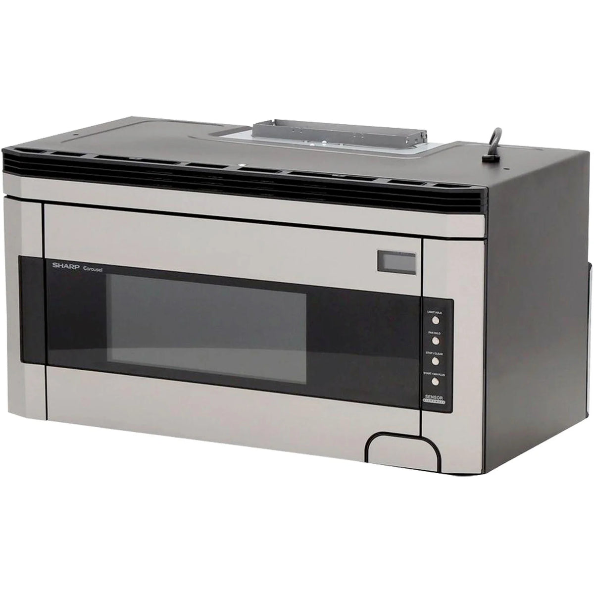 Sharp 1.5 Cu. Ft. 1000W Over-the-Range Microwave Oven with Concealed Control Panel in Stainless Steel