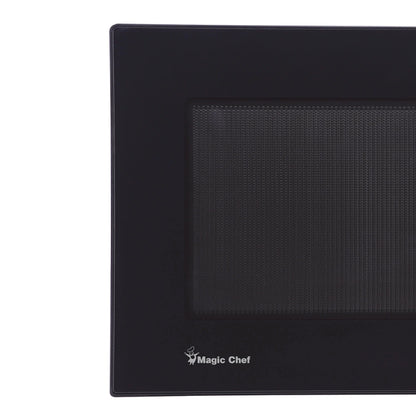 Magic Chef 1.6 Cu. ft. 1100W Countertop Microwave Oven with Push-Button Door in Black, New