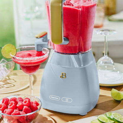 Beautiful Slush Crush 60 oz 4-Speed Frozen Drink Maker, White Icing by Drew Barrymore