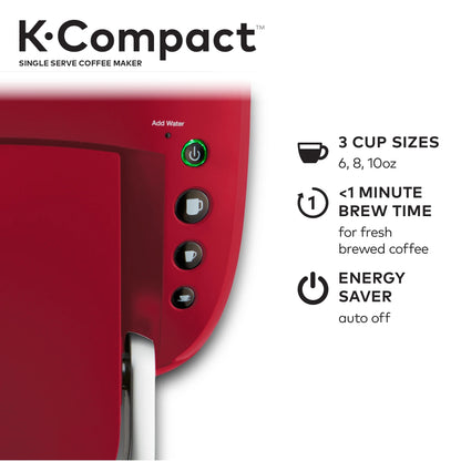 Keurig K-Compact Single-Serve K-Cup Pod Coffee Maker, Black