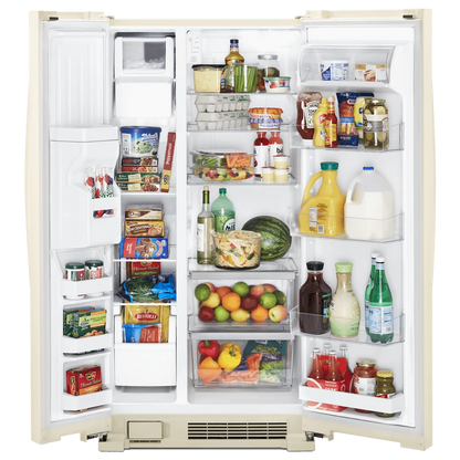 WHIRLPOOL WRS315SDHM side by side freestanding refrigerator