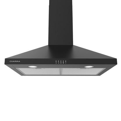 CIARRA Black Range Hood 30 inch Wall Mount Vent Hood Ductless Ducted Convertible CAB206P75