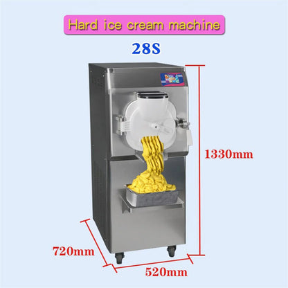 Kolice ETL Commercial Hard Ice Cream Machine, Batch Freezer,Italian Ice Water Machine-30-40L/H