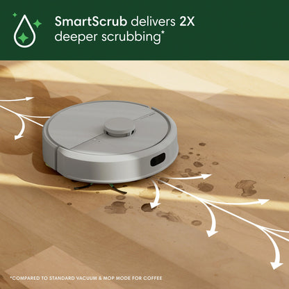 iRobot Roomba 1010 Combo Robot Vacuum & Mop, 2 in 1 for Carpet & Hard Floors, Self-Charging, Intense Power-Lifting Suction, Avoids Mopping Carpets, LiDAR Navigation, Model# Y311620