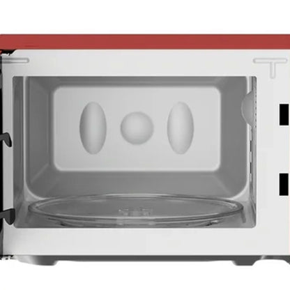 Magic Chef 0.7 Cubic Feet 700 Watt Classic Retro Countertop Microwave, Red